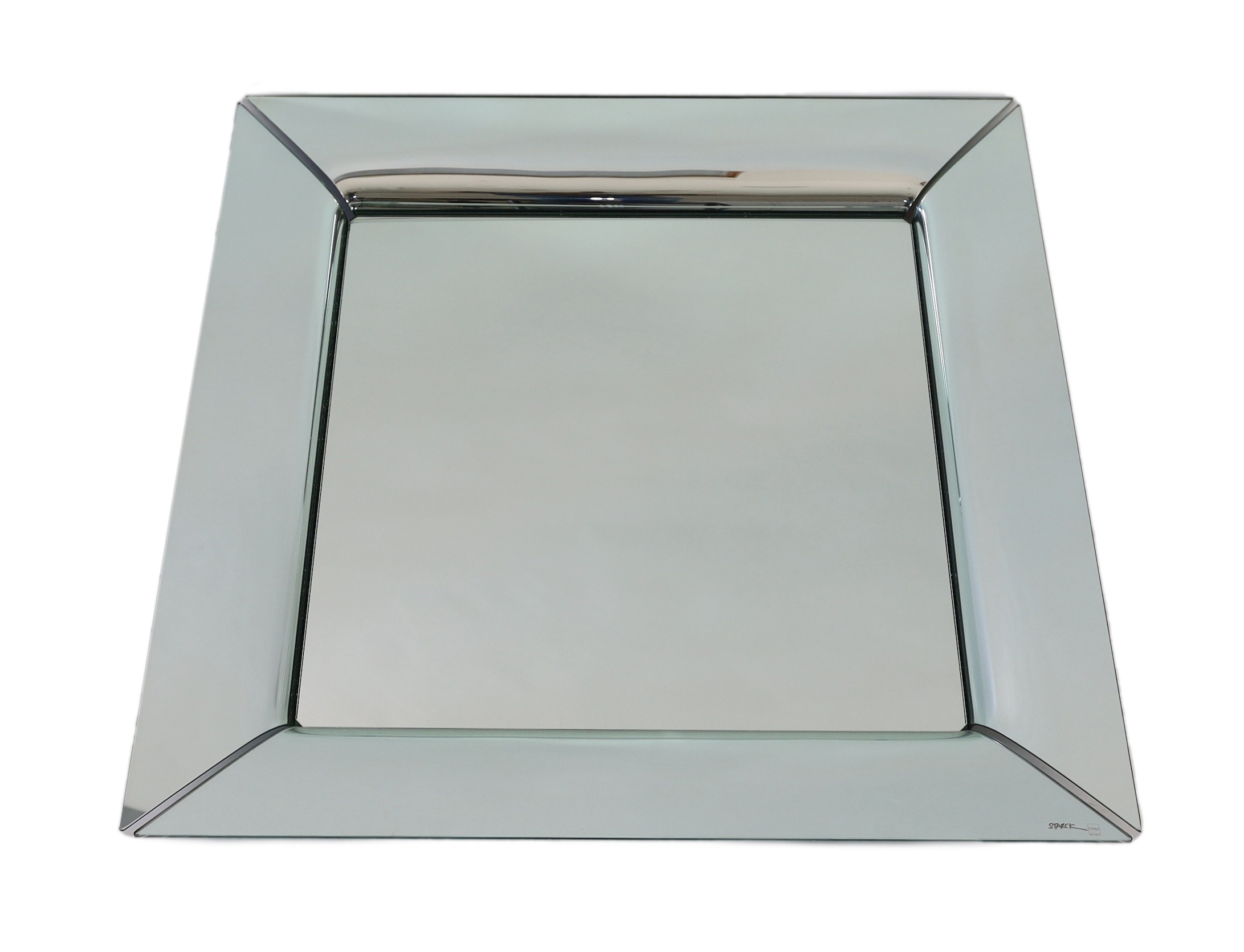 A Philippe Starck Caadre wall mirror, 105 x 105cm